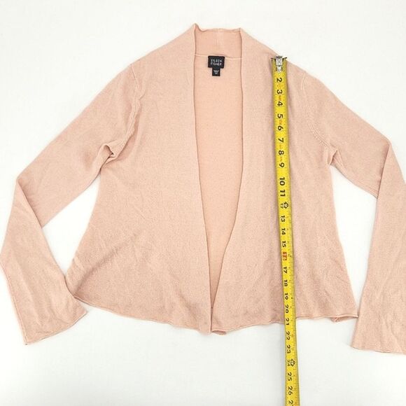 Eileen Fisher Cardigan Womens Size XS Silk Cashmere Open Front Quiet Luxury - Picture 4 of 7